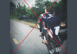 Khởi tố thanh niên bốc đầu xe máy để quay clip đăng Facebook