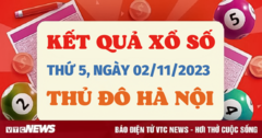 Kết quả xổ số Hà Nội hôm nay 2/11 - XSTD 2/11/2023