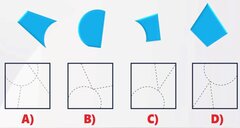 Đố bạn: Từ bốn mảnh ghép này có thể ghép được hình nào?