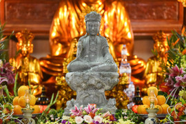 Đón bằng công nhận bảo vật quốc gia tượng Quan thế âm ở Bắc Ninh