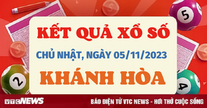 Kết quả xổ số Khánh Hòa hôm nay 5/11- XSKH 5/11/2023
