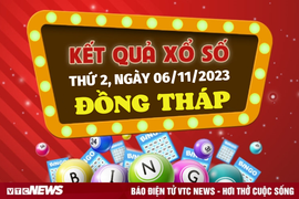 Kết quả xổ số Đồng Tháp hôm nay 6/11 - XSDT 6/11/2023 