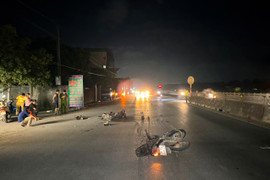 Thanh Hoá: Hai xe máy va chạm nhau, 1 người tử vong