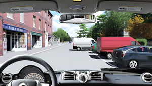 Tài xế cần xử lý thế nào khi xe phía trước đang lùi ra khỏi nơi đỗ?