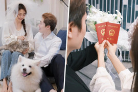 Cặp đôi dành hết 700 triệu đồng tiền tổ chức đám cưới để làm từ thiện