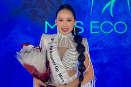 Anna Hoàng đăng quang Á hậu 1 Miss Eco Teen International 2023