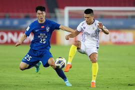 Hà Nội FC 2-1 Wuhan Three Towns: Tuấn Hải lập cú đúp