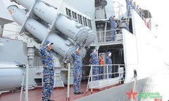 Tàu 016-Quang Trung tham gia diễn tập và thăm hữu nghị tại Trung Quốc