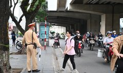 Cắt mặt dòng xe cộ để sang đường, nhiều người đi bộ bị xử phạt