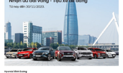 Nhận ưu đãi vàng, tậu xe dễ dàng cùng Hyundai Bình Dương
