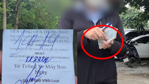 Loạn giá vé, tha hồ 'chặt chém' khách gửi xe máy tại các điểm vui chơi ở Hà Nội