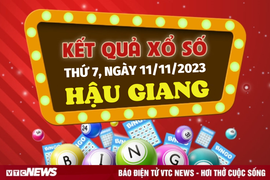 Kết quả xổ số Hậu Giang thứ 7 ngày 11/11/2023 - XSHG 11/11