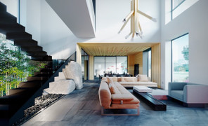 Mẫu phòng khách biệt thự hiện đại nhìn là mê 