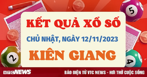Kết quả xổ số Kiên Giang hôm nay 12/11 - XSKG 12/11/2023