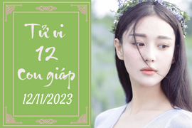 Tử vi vui 12 con giáp hôm nay ngày 12/11/2023: Hợi mệt mỏi, Tý nhiều việc