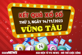 Kết quả xổ số Vũng Tàu thứ 3 ngày 14/11/2023 - XSVT 14/11