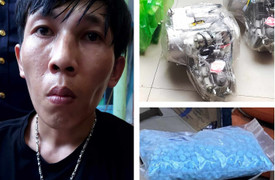 Giấu 2.000 viên thuốc lắc vào lốc xe máy đưa từ Lào về Đà Nẵng