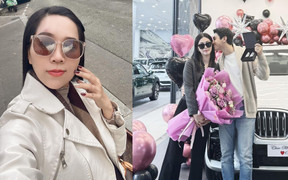 Sao Việt 17/11: Cháu gái Vũ Linh tươi tắn tại Pháp, Bình An tặng vợ ô tô sang