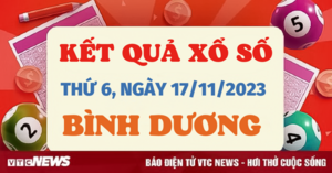 Kết quả xổ số Bình Dương hôm nay 17/11 - XSBD 17/11/2023