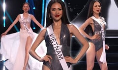 Bán kết Miss Universe 2023: Bùi Quỳnh Hoa trình diễn thiếu nổi bật
