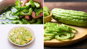 Mẹo khử vị đắng trong mướp đắng cực dễ