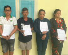 Bắt nhóm người chặn xe công trình, dọa đánh tài xế để thu tiền