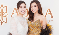 Hoa hậu Đỗ Mỹ Linh đằm thắm, nền nã giữa dàn người đẹp nóng bỏng