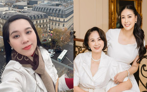 Sao Việt 23/11: Hà Kiều Anh khoe mẹ trẻ đẹp, cháu gái Vũ Linh vi vu trời Tây