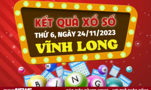 Kết quả xổ số Vĩnh Long thứ 6 ngày 24/11/2023 - XSVL 24/11