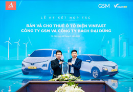 GSM cung cấp ô tô điện VinFast cho hãng taxi thuần điện đầu tiên tại Hà Tĩnh
