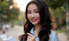 Mê mẩn nhan sắc trong veo của hoa khôi xứ Thanh