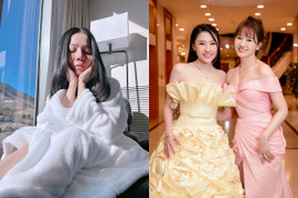 Sao Việt 28/11: Lệ Quyên than thở vì quá sức, Hari Won 'đọ dáng' cùng em chồng