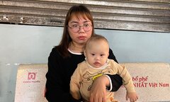 Mẹ đơn thân rao bán chó lấy tiền nuôi con bị down và tim bẩm sinh