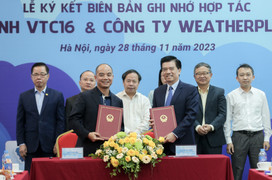 Kênh VTC16 ký kết Biên bản ghi nhớ hợp tác với WeatherPlus
