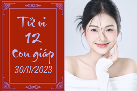 Tử vi vui 12 con giáp hôm nay ngày 30/11/2023: Hợi cố gắng, Mão chấp niệm