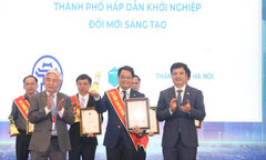 Hà Nội nhận giải thưởng 'Thành phố hấp dẫn Khởi nghiệp Đổi mới sáng tạo'