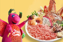 Mì tôm thanh long 'lên ngôi' trên chợ mạng, thực khách sục sôi lùng mua