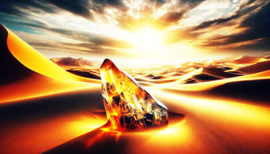 Thủy tinh vàng sa mạc bật mí lịch sử kinh hoàng của Trái đất 29 triệu năm trước