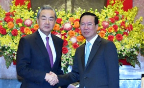Chủ tịch nước Võ Văn Thưởng tiếp Bộ trưởng Ngoại giao Trung Quốc Vương Nghị