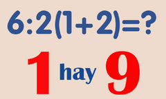 Bài toán cấp 1 khiến nhiều người lớn cãi nhau về kết quả