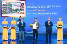 Báo điện tử VTC News đoạt giải Bạc giải Khoảnh khắc báo chí 