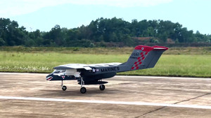 Cận cảnh máy bay mô hình OV10 Bronco lớn nhất Việt Nam