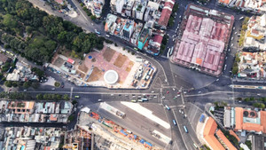 TP.HCM cấm xe nhiều tuyến đường quanh Metro Bến Thành trong 18 ngày