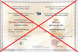 Tiến sĩ giả Nguyễn Trường Hải khai gì trong lý lịch nộp các trường đại học?