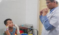 Bị rắn cắn, bé trai 8 tuổi ở Nghệ An hoại tử bàn tay
