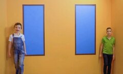 Câu đố đánh lừa thị giác: Ai cao hơn?