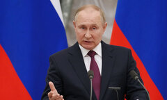 Ông Putin: Không ai có thể làm chậm sự phát triển của nước Nga