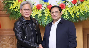 Thủ tướng Phạm Minh Chính tiếp Chủ tịch Tập đoàn Nvidia Jensen Huang