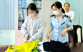 Quản lý thị trường Đà Nẵng 'tuyên chiến' với hàng giả nhãn hiệu nổi tiếng