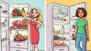 Ai là người nghèo trong 2 cô gái này?